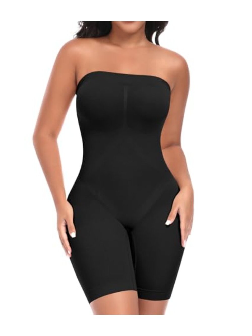 Strapless Full Body Shapewear Bodysuit Seamless Tummy Control